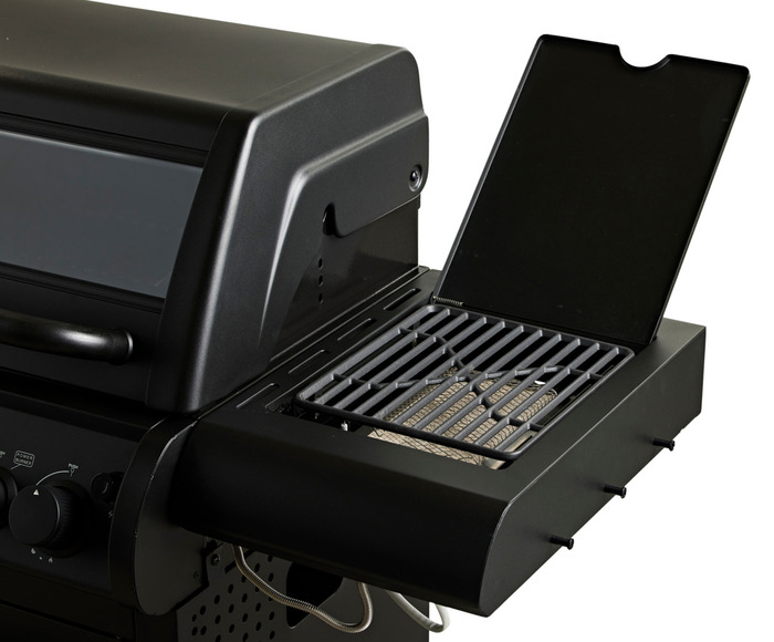 Gasolgrill 4 brännare + 1 sidobrännare 19,6 kW Grillexpert